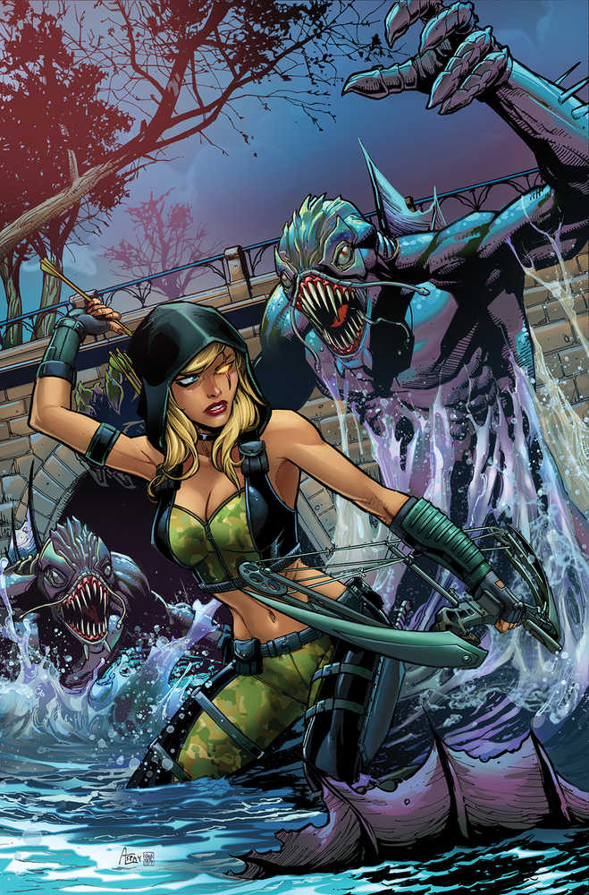 Robyn Hood Dagon #1 Cover B Spay