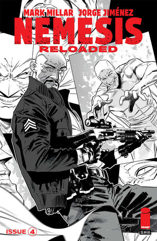 Nemesis Reloaded #4 (Of 5) Cover B Jimenez Black & White (Mature)