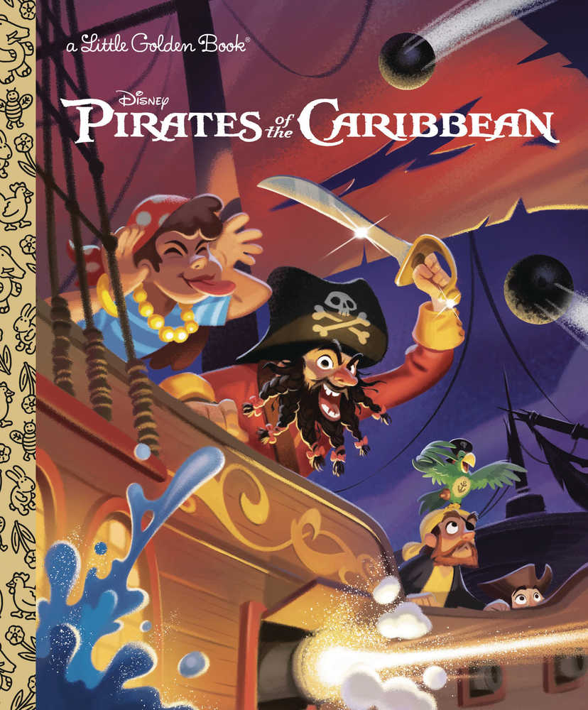 Pirates Of Caribbean Disney Classic Little Golden Book