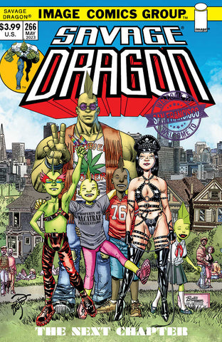 Savage Dragon #266 Cover B Retro 70s Trade Dress (Mature)