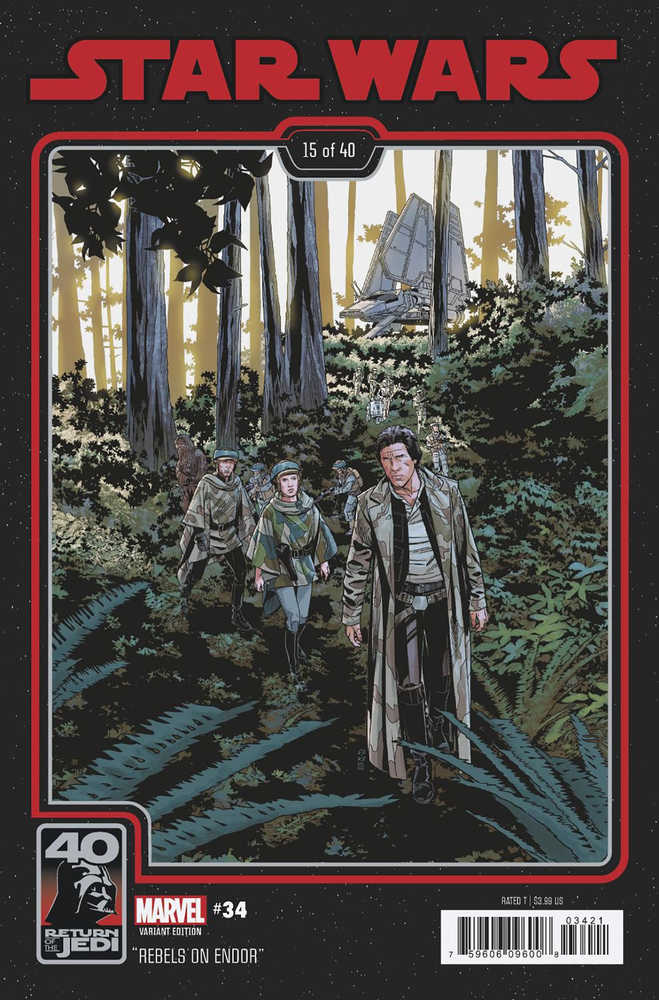Star Wars #34 Sprouse Return Of The Jedi 40th Anniv Variant