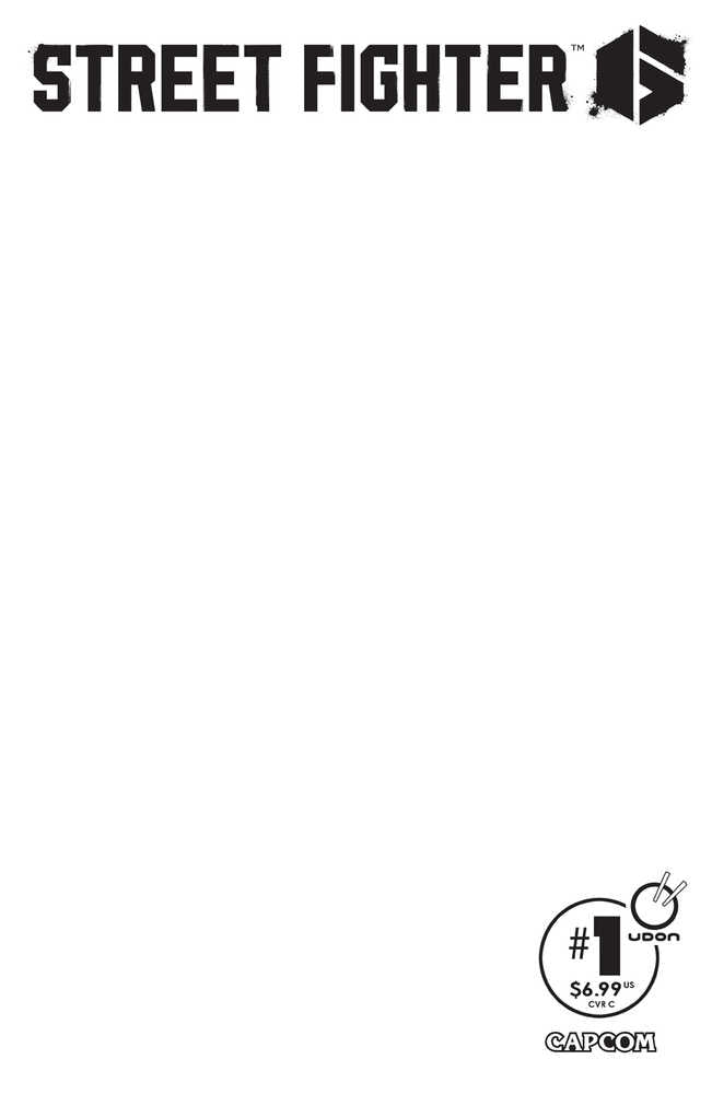 Street Fighter 6 #1 (Of 4) Cover C Blank Sketch