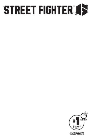 Street Fighter 6 #1 (Of 4) Cover C Blank Sketch