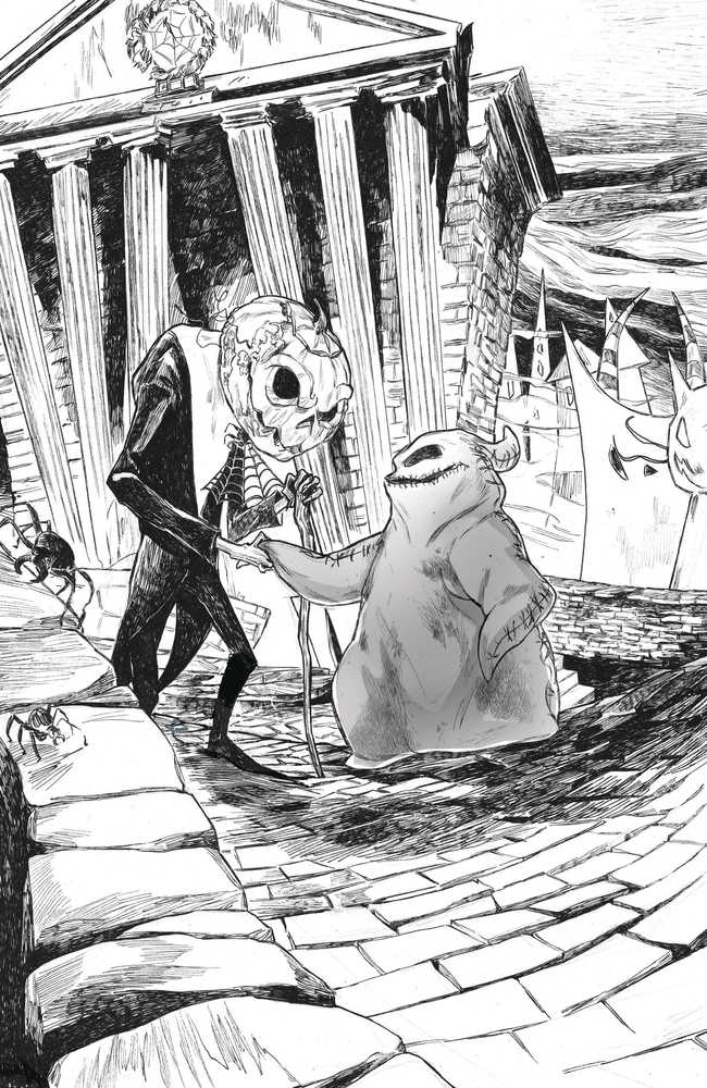 Nbx Battle For Pumpkin King #2 (Of 5) Cover B Black & White Virgin