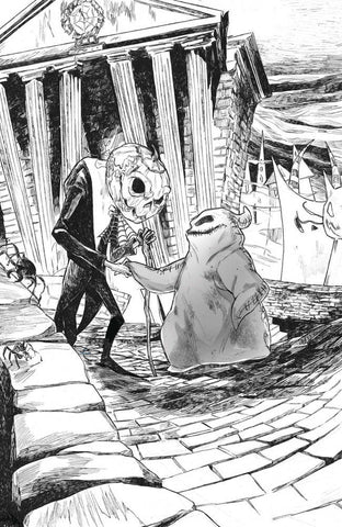 Nbx Battle For Pumpkin King #2 (Of 5) Cover B Black & White Virgin