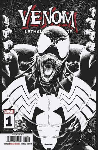 Venom Lethal Protector II #1 (Of 5) 2nd Print Siqueira Variant