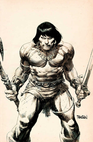 Conan Barbarian #1 Cover K 25 Copy Variant Edition Panosian Virgin Black & White (M