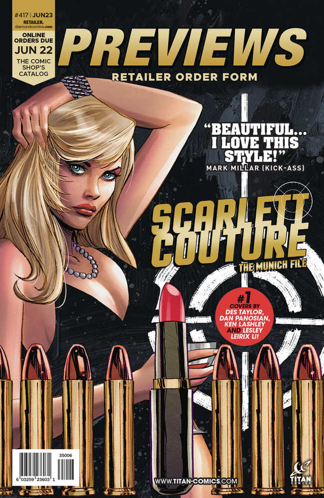 Previews #419 August 2023 Retailer Order Form Extras