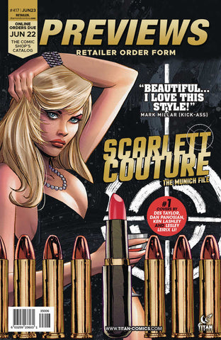 Previews #419 August 2023 Retailer Order Form Extras