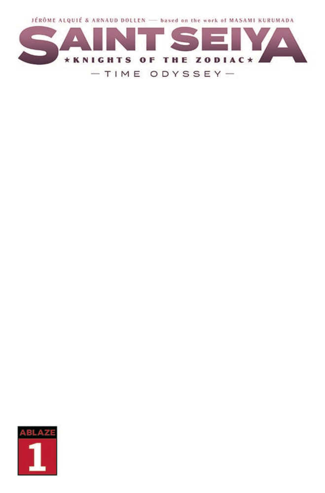 Saint Seiya Knights Of Zodiac Time Odyssey #1 Cover D Blank