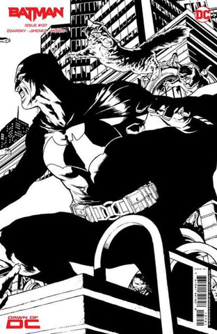 Batman #137 Cover G 1 in 50 Joe Quesada Black & White Connecting Card Stock Variant (Batman Catwoman The Gotham War)