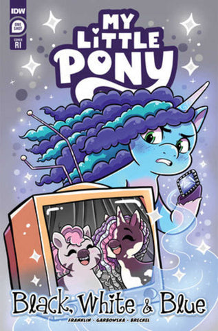 My Little Pony Black White & Blue #1 Cover C 10 Copy Grant