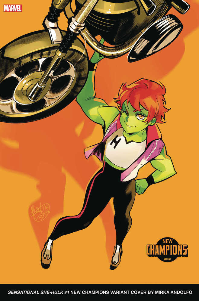 Sensational She-Hulk #1 Mirka Andolfo New Champions Variant