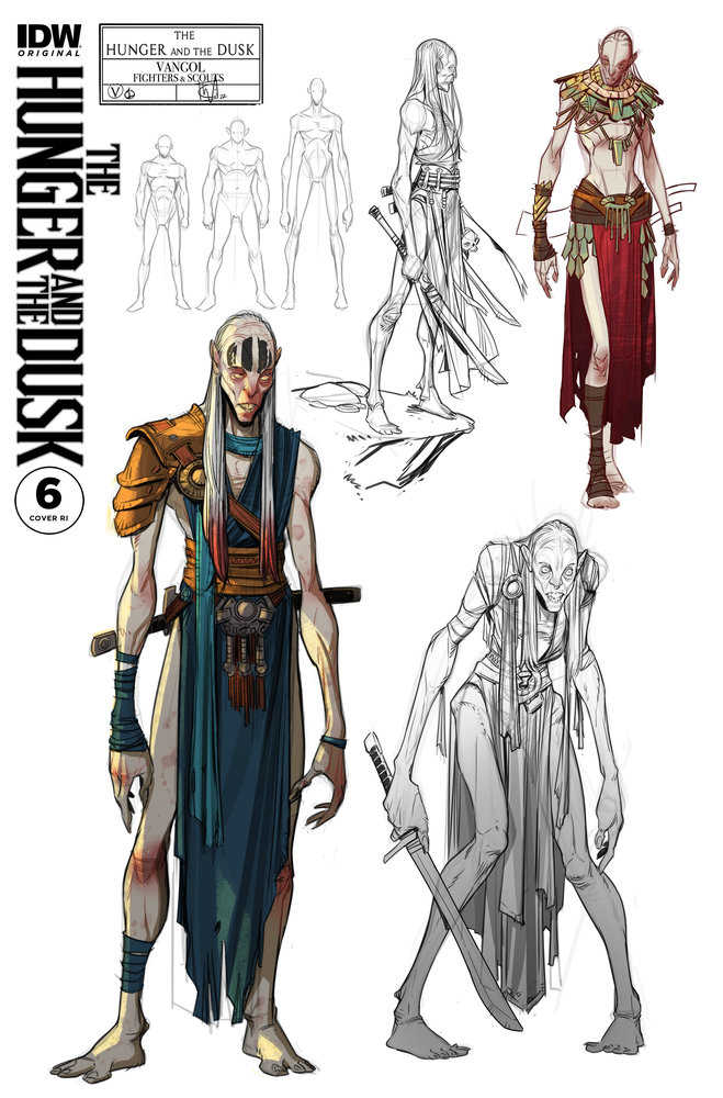 The Hunger And The Dusk #6 Variant Ri (10) (Wildgoose Character Sketch)