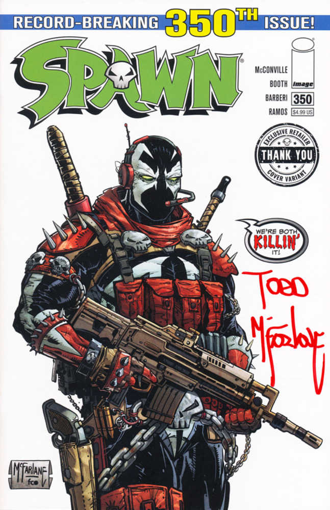 Spawn #350 Cover G Thank You Variant