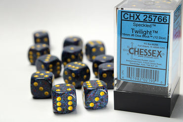 CHX 25766 (12 Twilight 16mm d6 Dice Block)