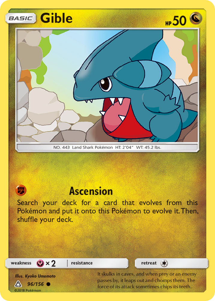 Gible (96/156) [Sun & Moon: Ultra Prism]