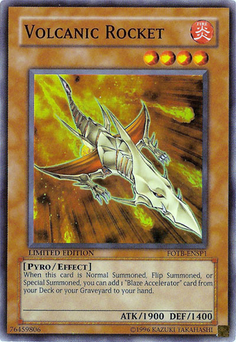 Volcanic Rocket [FOTB-ENSP1] Super Rare