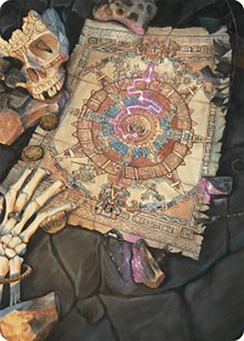 Map Token Art Card [The Lost Caverns of Ixalan Art Series Tokens]