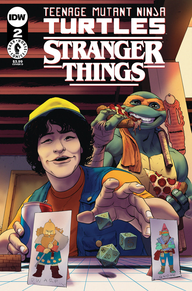 Teenage Mutant Ninja Turtles X Stranger Things #2 Variant D (Gorham)