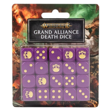 Age of Sigmar Grand Alliance Death Dice Set