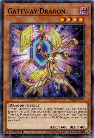 Gateway Dragon [SP18-EN025] Starfoil Rare