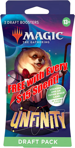 FREE Unfinity Pack for $15 Sealed Pack Purchase