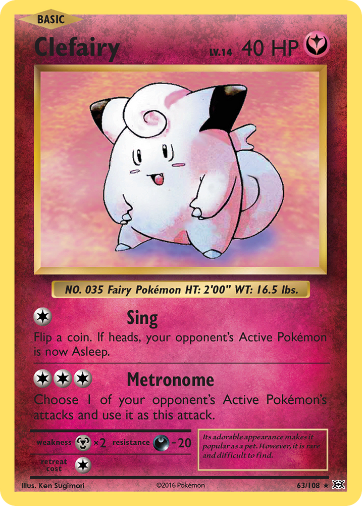 Clefairy (63/108) [XY: Evolutions]