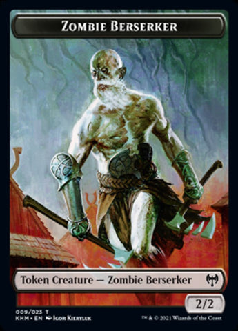 Zombie Berserker Token [Kaldheim Tokens]