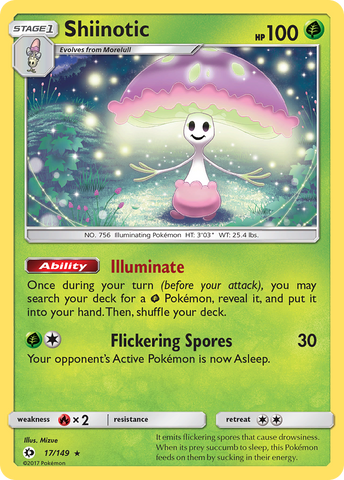 Shiinotic (17/149) [Sun & Moon: Base Set]