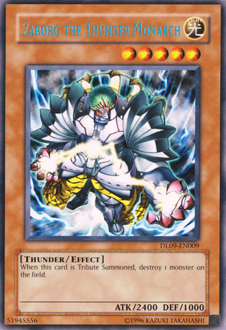 Zaborg the Thunder Monarch (Blue) [DL09-EN009] Rare