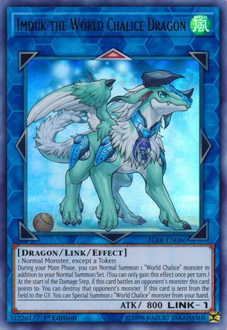 Imduk the World Chalice Dragon [BLRR-EN086] Ultra Rare