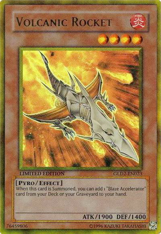 Volcanic Rocket [GLD2-EN023] Ultra Rare