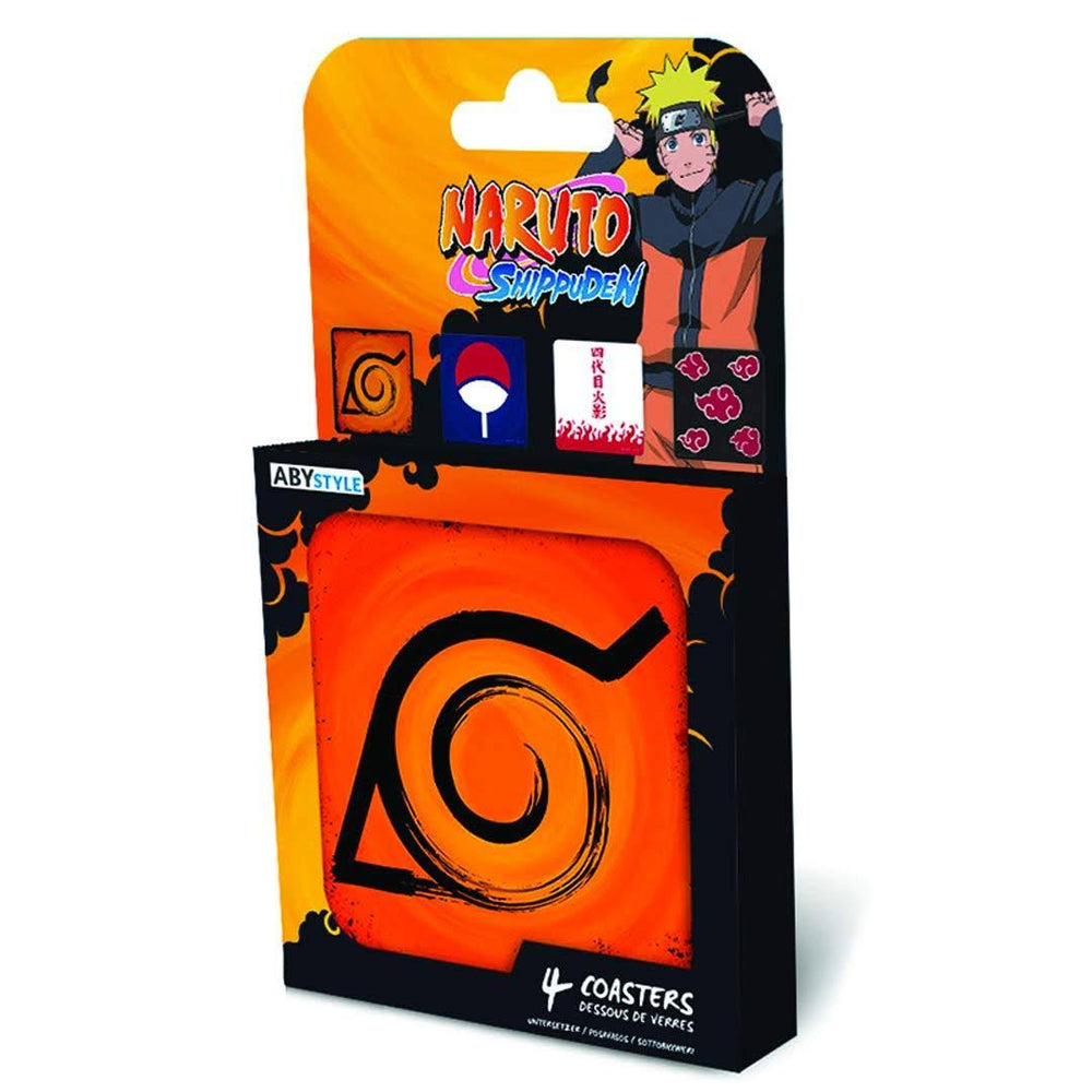 Naruto Coasters 4pc
