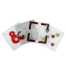 D&D Glass Coasters 4pc Set
