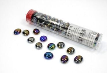 CHX 01178 (Black Opal Iridized Glass Stones)